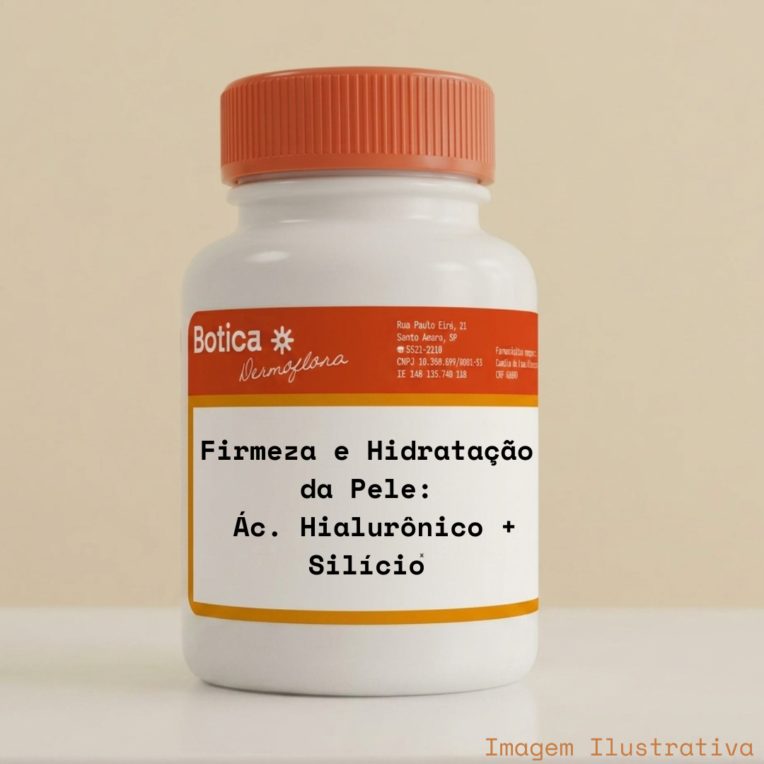 Firmeza e Hidratação da Pele: Ácido Hialurônico + Silício Orgânico